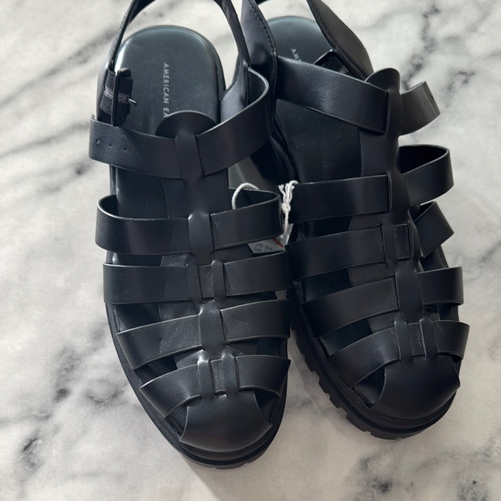 American Eagle Outfitters Black Women's Sandals